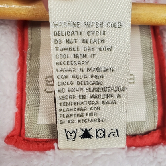 GreenTea Coral Zip-Up Hoodie. Sherpa Lined. Women's XL. H101 - Picture 5 of 8